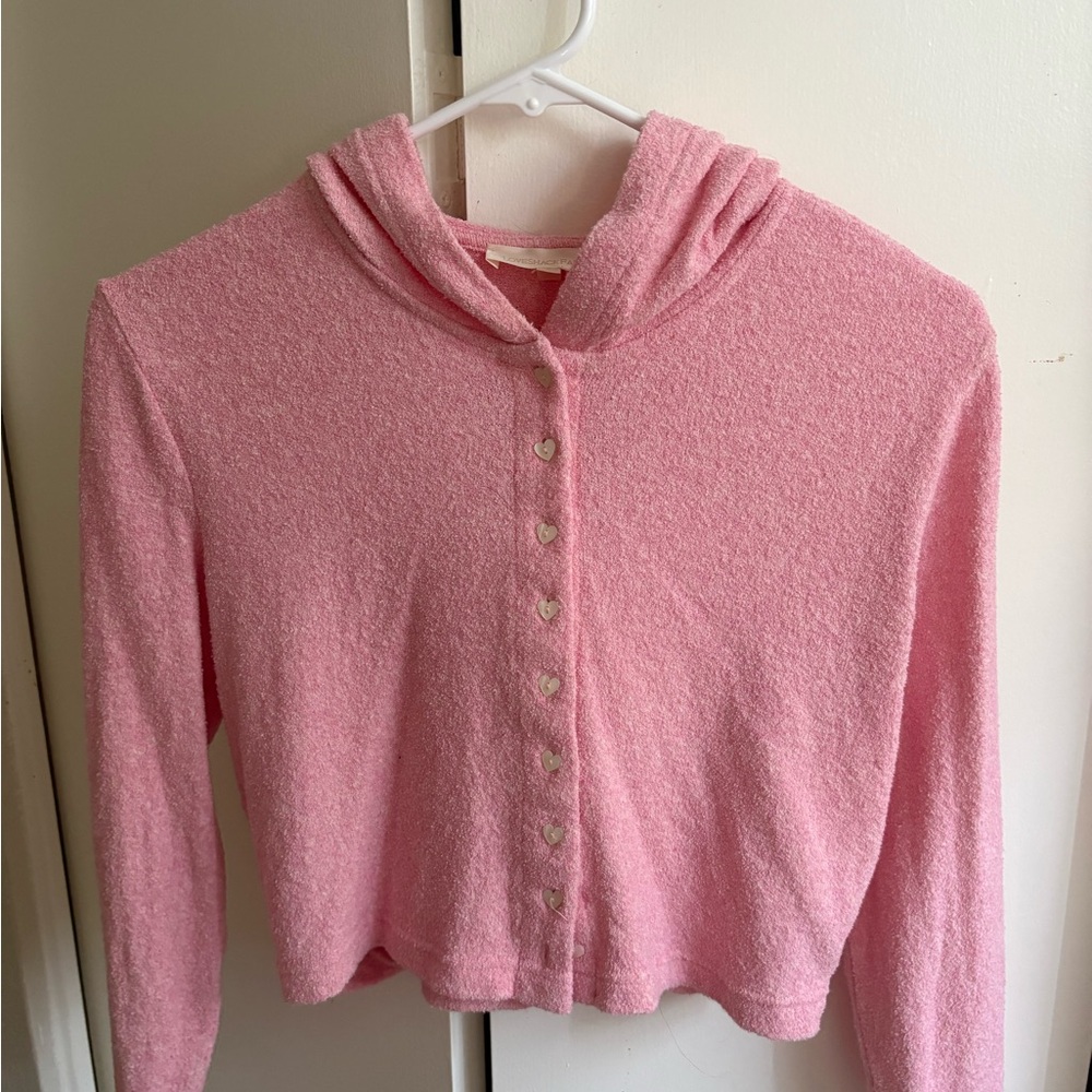LoveShackFancy Hooded Cardigan